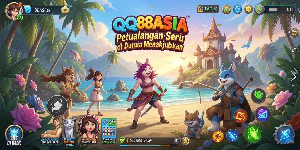 Tampilan gameplay QQ88ASIA yang menakjubkan dan mendebarkan.