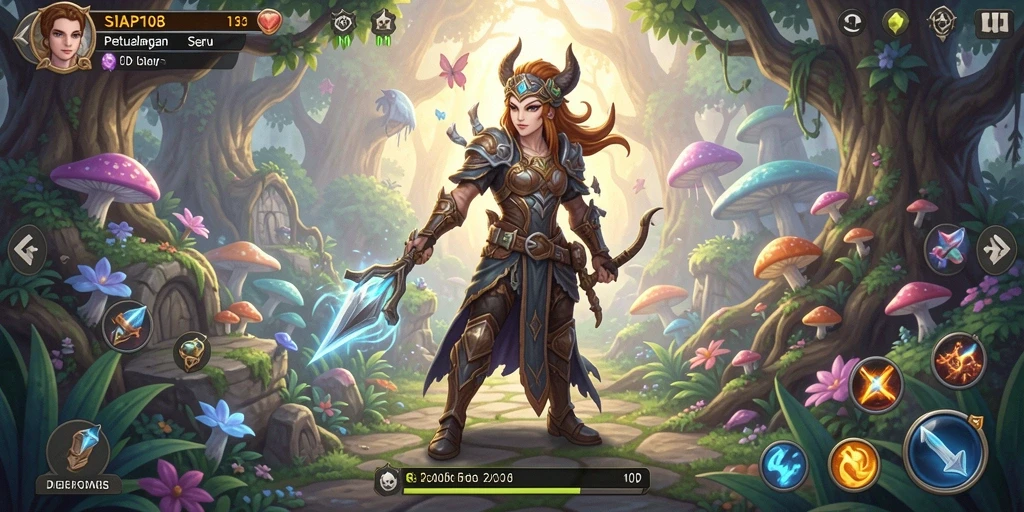 Tampilan gameplay petualangan epik di SIAP108.